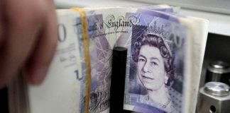 The pound dropped on Friday, particularly against the euro, as worries about the fast-spreading coronavirus sent investors out of currencies deemed riskier.