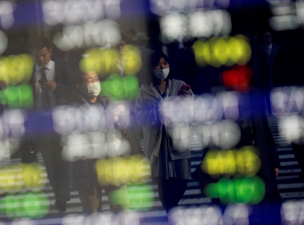 Asian shares inched higher on Friday, on course to post the second straight week of gains, helped by hopes governments will make provisions to soften the impact on their economies from the coronavirus epidemic