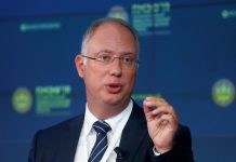 Kirill Dmitriev, chief executive of the Russian Direct Investment Fund, attends a session of the St. Petersburg International Economic Forum (SPIEF), Russia