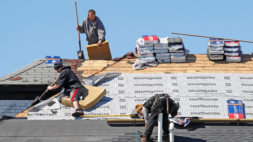 Housing starts tumbled 30.2% to a seasonally adjusted annual rate of 891,000 units last month, the lowest level since early 2015, the Commerce Department said on Tuesday.