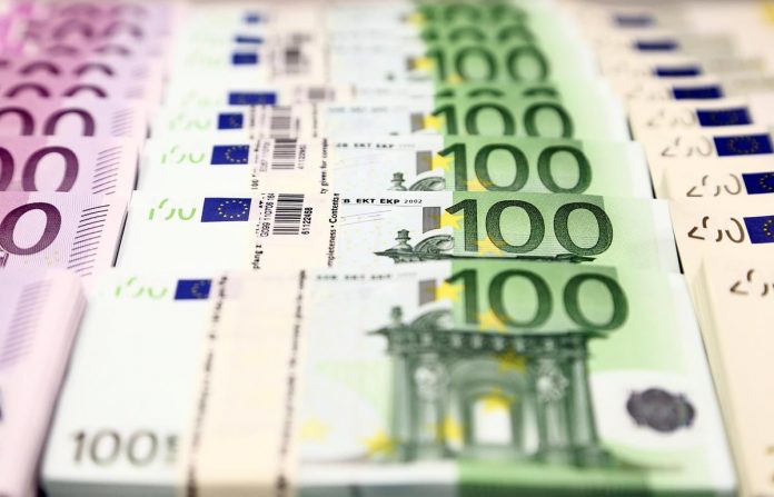 Euro currency bills are pictured at the Croatian National Bank in Zagreb, Croatia